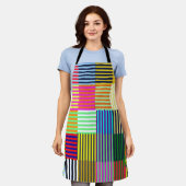 Bauhaus Inspiriert Optik Schürze (Getragen)