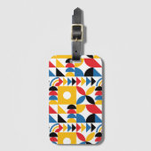 Bauhaus Inspiriert zeitgenössisches Mittelalter Gepäckanhänger (Vorderseite Vertikal)