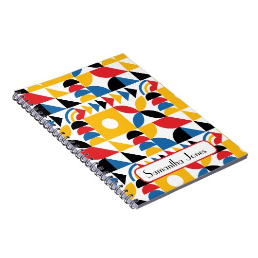 Bauhaus Inspiriert zeitgenössisches Mittelalter Notizblock (Rechte Seite)