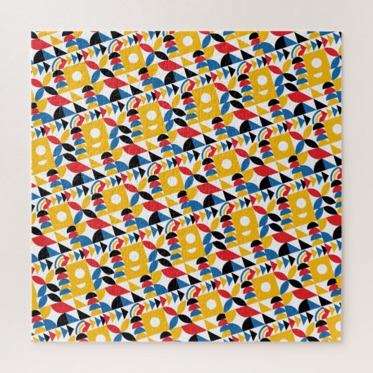 Bauhaus Inspiriert zeitgenössisches Mittelalter Puzzle (Vertikal)