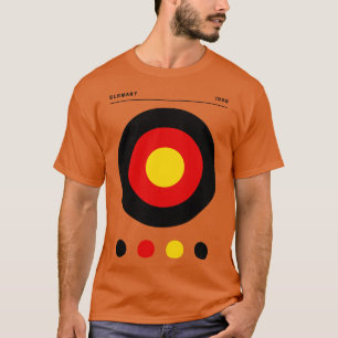 Bauhaus-Inspirierte deutsche Flagge T-Shirt