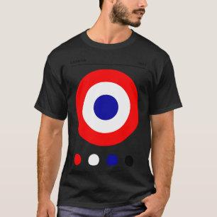 Bauhaus Inspirierte Flagge Kroatien T-Shirt