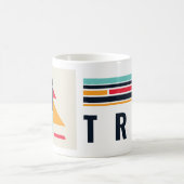 Bauhaus-inspirierte Illustration - Baum Kaffeetasse (Mittel)