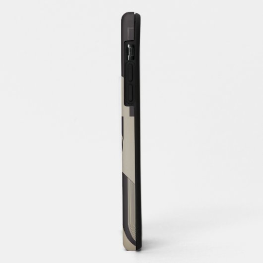 Bauhaus Inspiriertes geometrisches Muster Case-Mate iPhone Hülle (Hinten/Links)