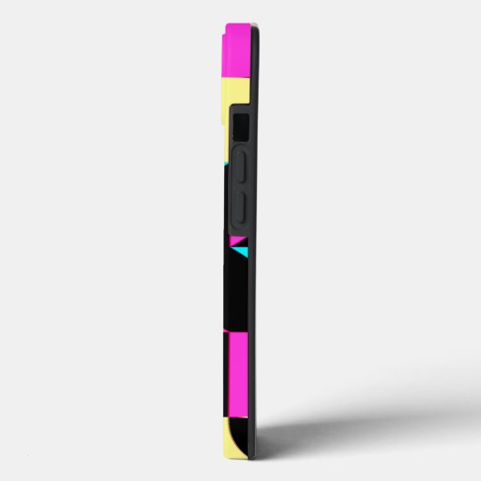 Bauhaus Inspiriertes geometrisches Muster Case-Mate iPhone Hülle (Rückseite / Links)