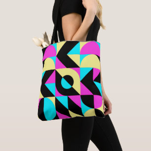 Bauhaus Inspiriertes geometrisches Muster Tasche