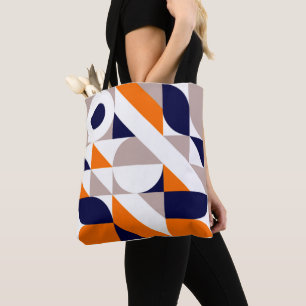 Bauhaus Inspiriertes geometrisches Muster Tasche