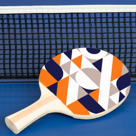 Bauhaus Inspiriertes geometrisches Muster Tischtennis Schläger (InSitu)