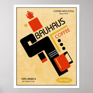 Bauhaus-Kaffee Poster