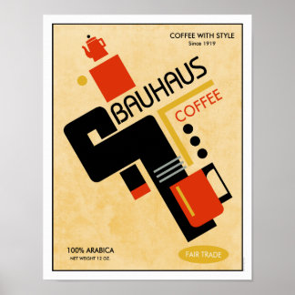 Bauhaus-Kaffee Poster