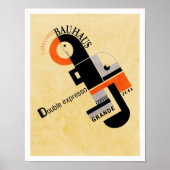 Bauhaus-Kaffee Poster (Vorne)