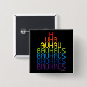 Bauhaus-Knopf Button (Vorne & Hinten)