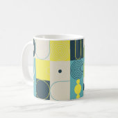 Bauhaus-Kompositionskunst aus abstrakten Epochen Kaffeetasse (Vorderseite Links)