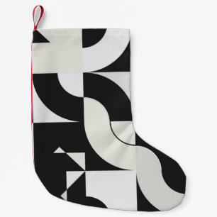 Bauhaus-Kompositionskunst aus abstrakten Epochen Kleiner Weihnachtsstrumpf