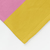 Bauhaus-Kompositionskunst aus Vintagen Teilen Fleecedecke (Ecke)