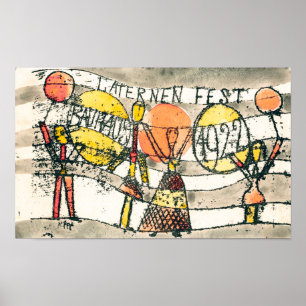 Bauhaus Lantern Festival Paul Klee Poster