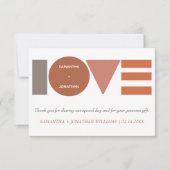 Bauhaus-Liebe Dankeskarte (Vorderseite)