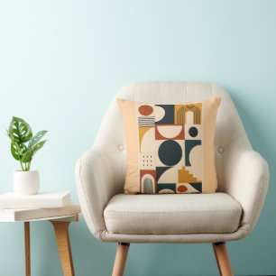 Bauhaus Mid-Century geometrische abstrakte Kissen