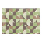 Bauhaus Mitte Jahrhundert Modernes Leaf und Baumre Kissenbezug (Rückseite-Rechts)