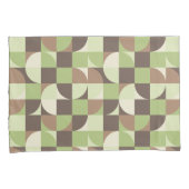 Bauhaus Mitte Jahrhundert Modernes Leaf und Baumre Kissenbezug (Vorderseite-Rechts)