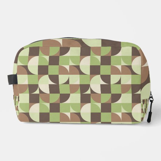 Bauhaus Mitte Jahrhundert Modernes Leaf und Baumre Waschbeutel (Vorderseite)