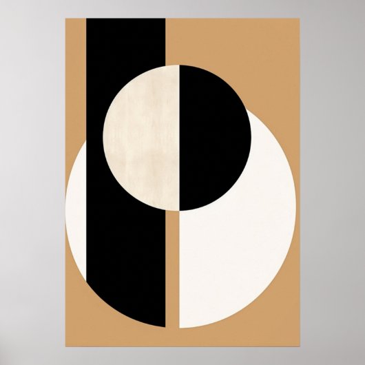 Bauhaus, modern, minimalistisch, geometrisch, abst poster (Vorne)