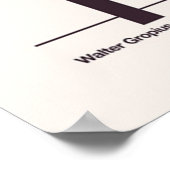 Bauhaus, modern, minimalistisch, geometrisch, abst poster (Ecke)