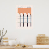 Bauhaus, modern, minimalistisch, geometrisch, abst poster (Küche)