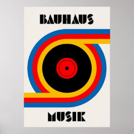 Bauhaus, modern, minimalistisch, geometrisch, abst poster