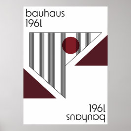 Bauhaus, modern, minimalistisch, geometrisch, abst poster