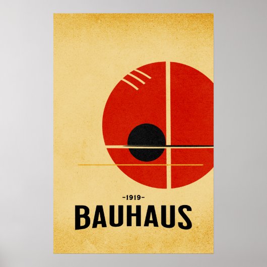 Bauhaus Modern Poster  (Vorne)