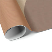 Bauhaus Muster Brown Earth Tones aus den 70er Jahr Geschenkpapier (Rolleneckpunkt)