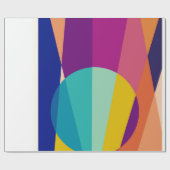 Bauhaus-Muster Geschenkpapier (Flach)