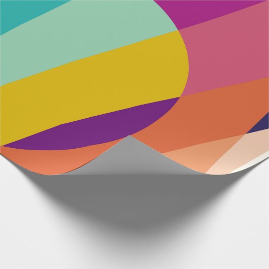 Bauhaus-Muster Geschenkpapier (Ecke)