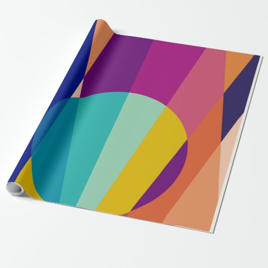 Bauhaus-Muster Geschenkpapier (Ungerollt)