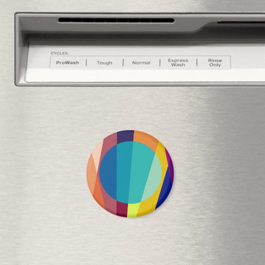 Bauhaus-Muster Magnet (In Situ (Geschirrspüler))