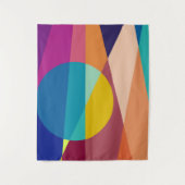 Bauhaus-Muster Wandteppich (Vorderseite)