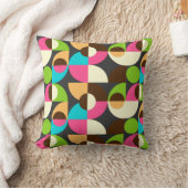 Bauhaus-Neonkachelmuster Kissen (Decke)