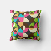 Bauhaus-Neonkachelmuster Kissen (Rückseite)