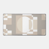 Bauhaus Neutral Geometric Circle Abstract Art Schreibtischunterlage (Vorderseite)