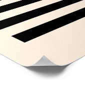 Bauhaus Orange Red Sun Poster (Ecke)