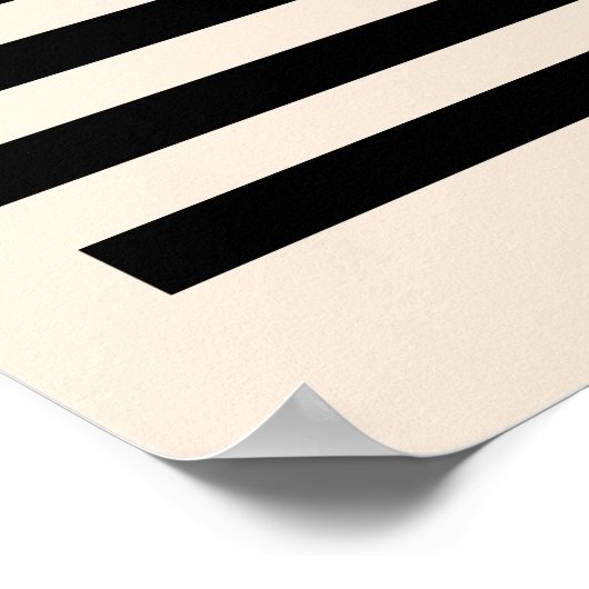 Bauhaus Orange Red Sun Poster (Ecke)