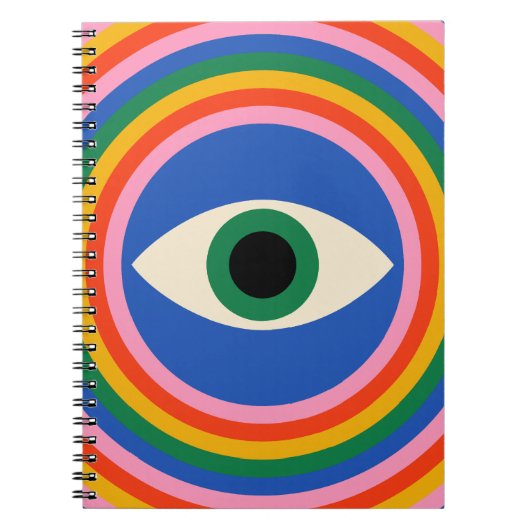 Bauhaus Orbiting Eye Notizblock (Vorderseite)