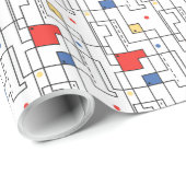 Bauhaus Pattern Geschenkpapier (Rolleneckpunkt)