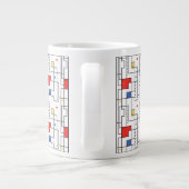 Bauhaus Pattern Jumbo-Tasse (Rückseite)