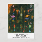 Bauhaus Paul Klee Fish Magic Exhibition Postkarte (Vorderseite)