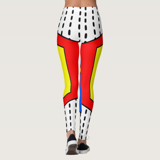 Bauhaus Pentagons Leggings (Rückseite)