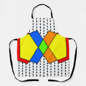 Bauhaus Pentagons Schürze (Vorderseite)