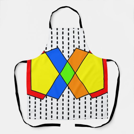 Bauhaus Pentagons Schürze (Vorderseite)