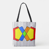 Bauhaus Pentagons Tasche (Rückseite)